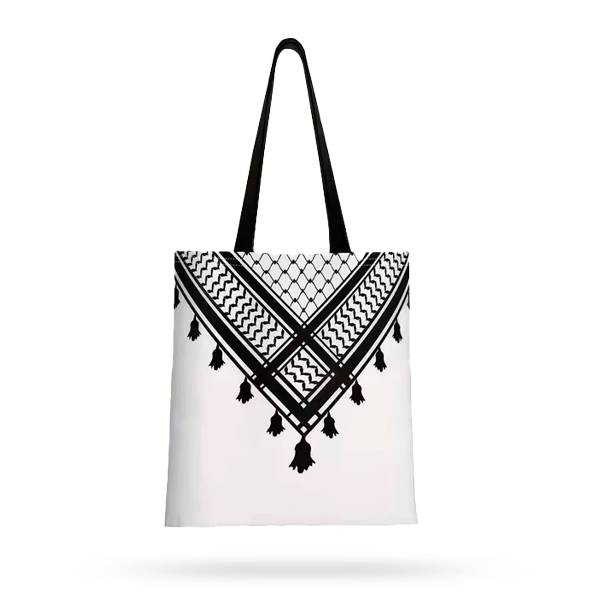 Tote Bag Kufiya Blanco Variación
