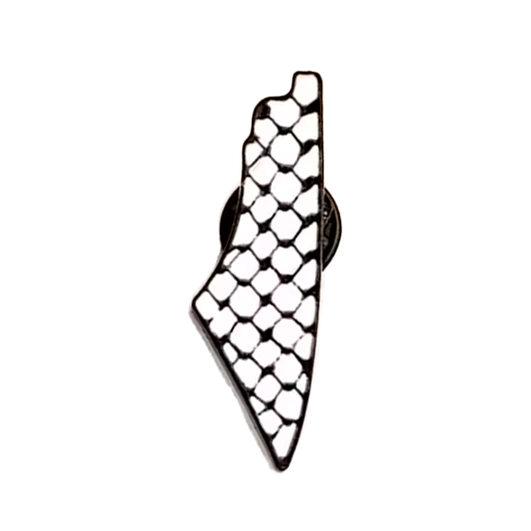 Pin Mapa Palestina Kufiya Alto: 3'7 cms