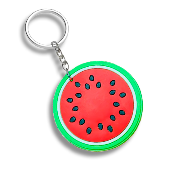 Llavero goma grande sandía Palestina