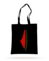 Tote Bag Negro - Sandía Mapa Palestina