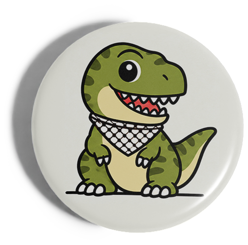 Chapa Dinosaurio Kufiya